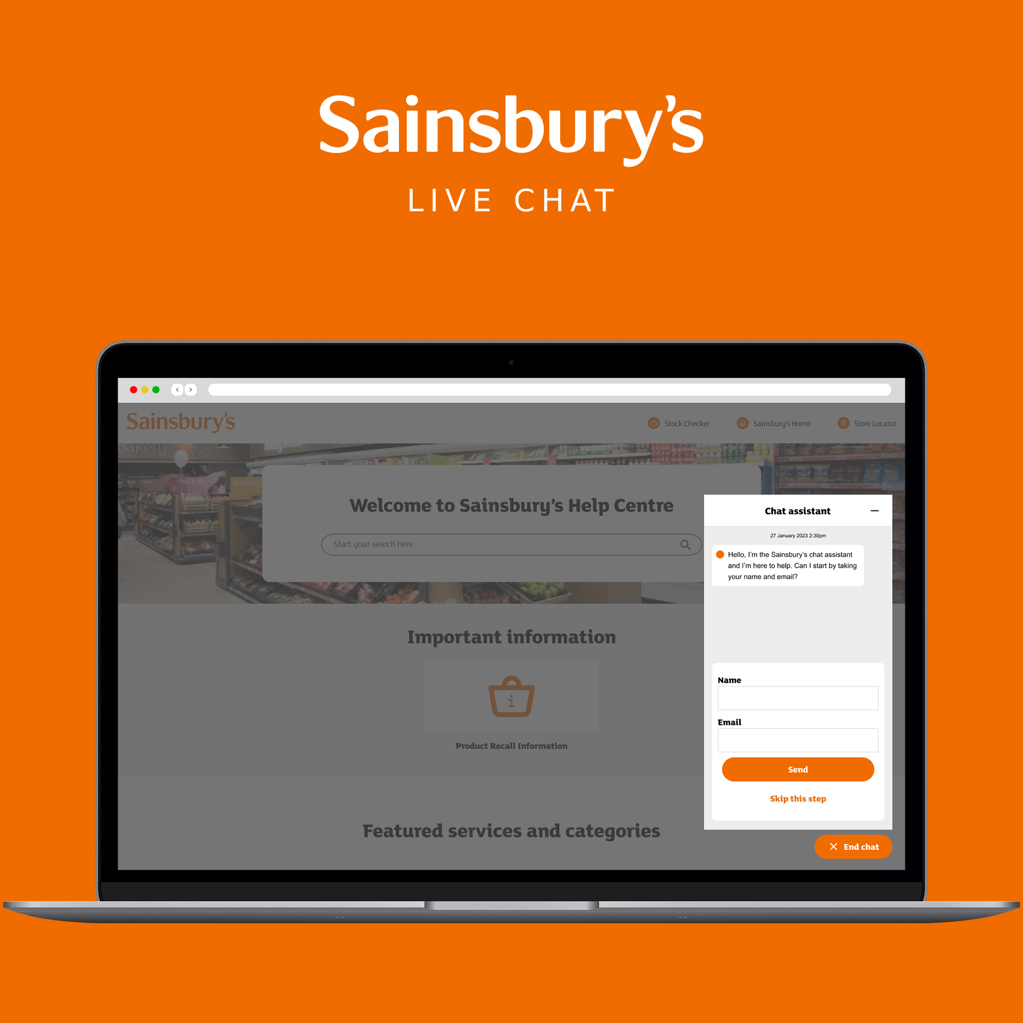 Sainsbury’s Live Chat Strategy